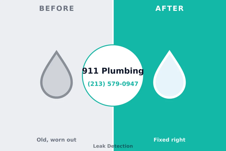 Before and after: plumbing repair Holgate, OH
